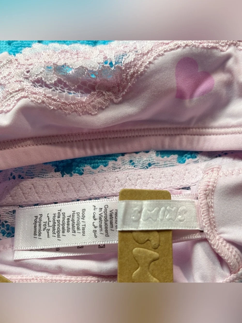 💗SKIMS Fits Everybody Lace Scoop Bralette Heart Breaker | XL | NWOT 🏷️